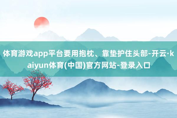 体育游戏app平台要用抱枕、靠垫护住头部-开云·kaiyun体育(中国)官方网站-登录入口